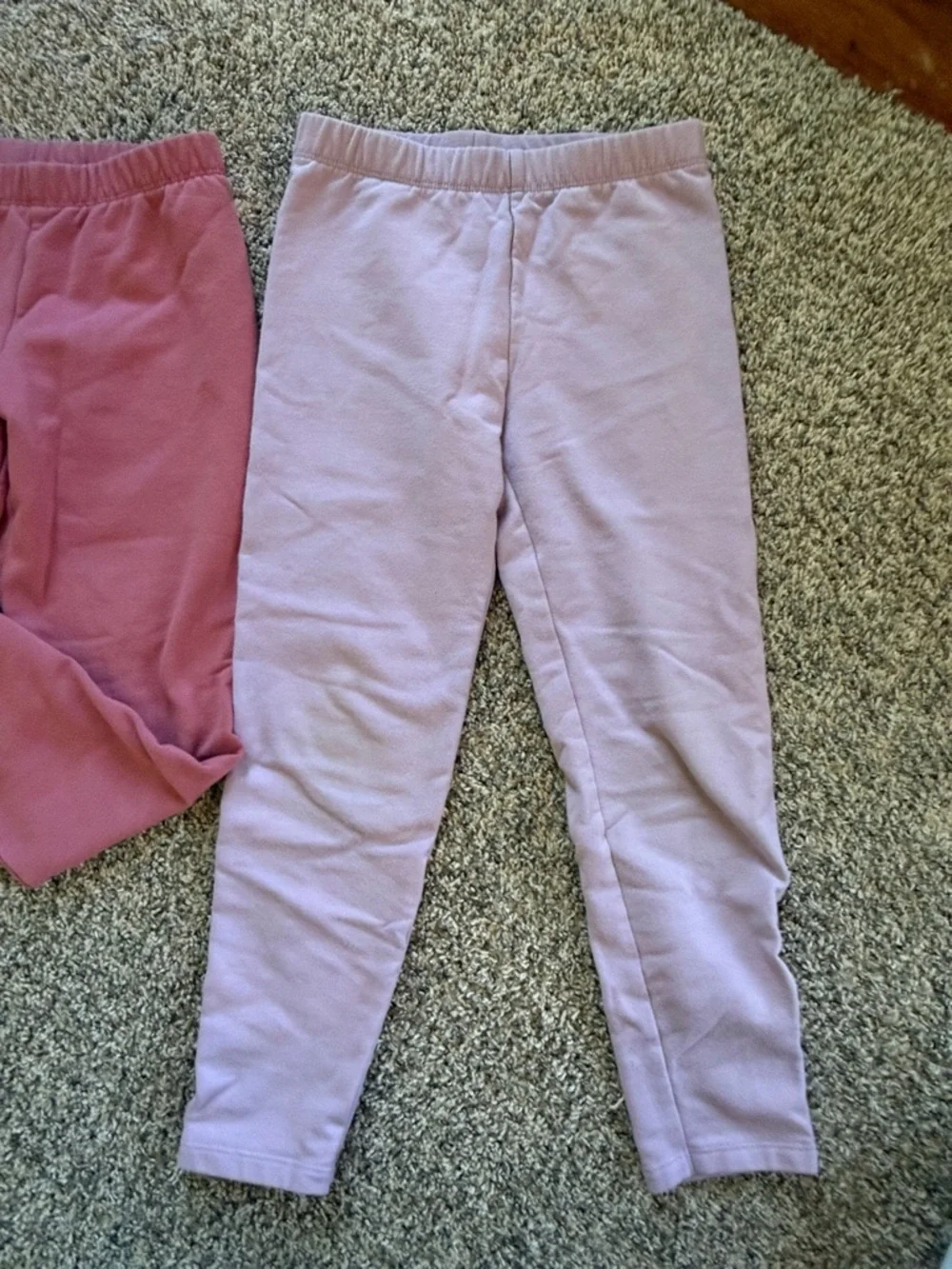 3 - Jumping beans girls cozy lined warm Leggings - Rose, Lavender, Light Blue